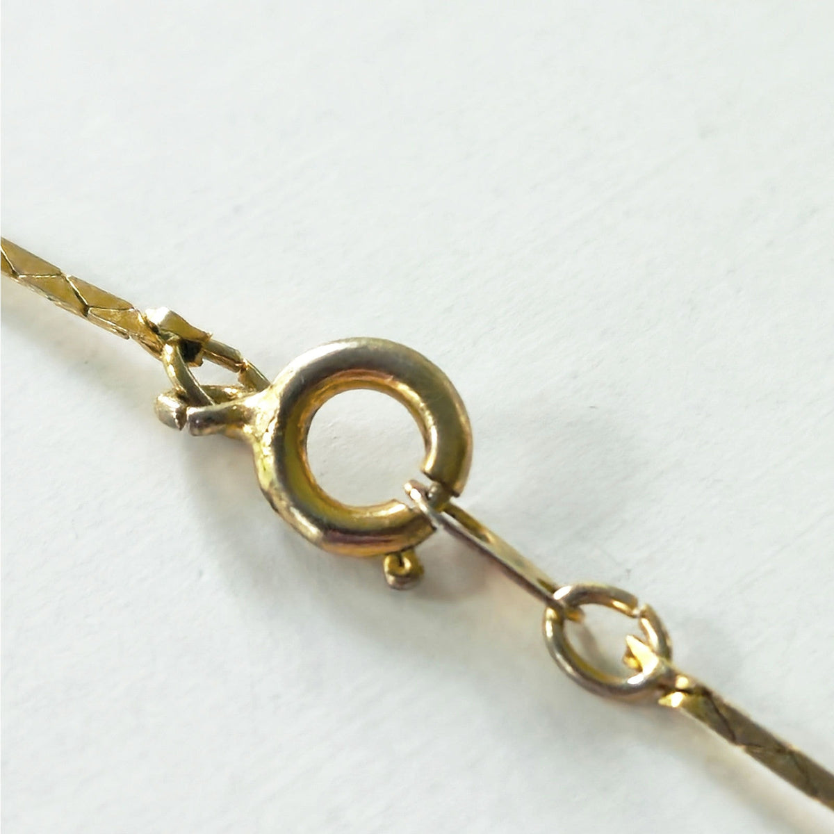 Vintage Minimalist Weightlifter Pendant Necklace | 1980s Gold Luxury Fitness