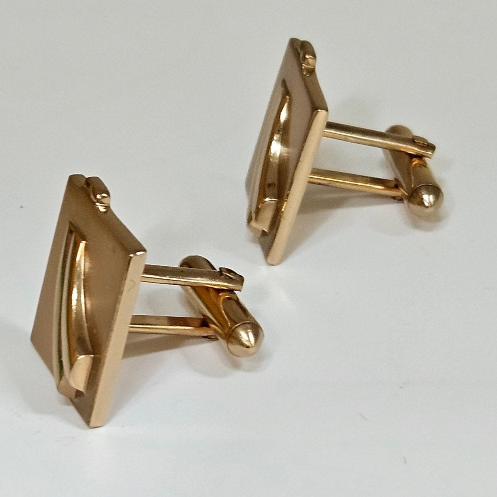 MCM Swank Gold Tone Cufflinks