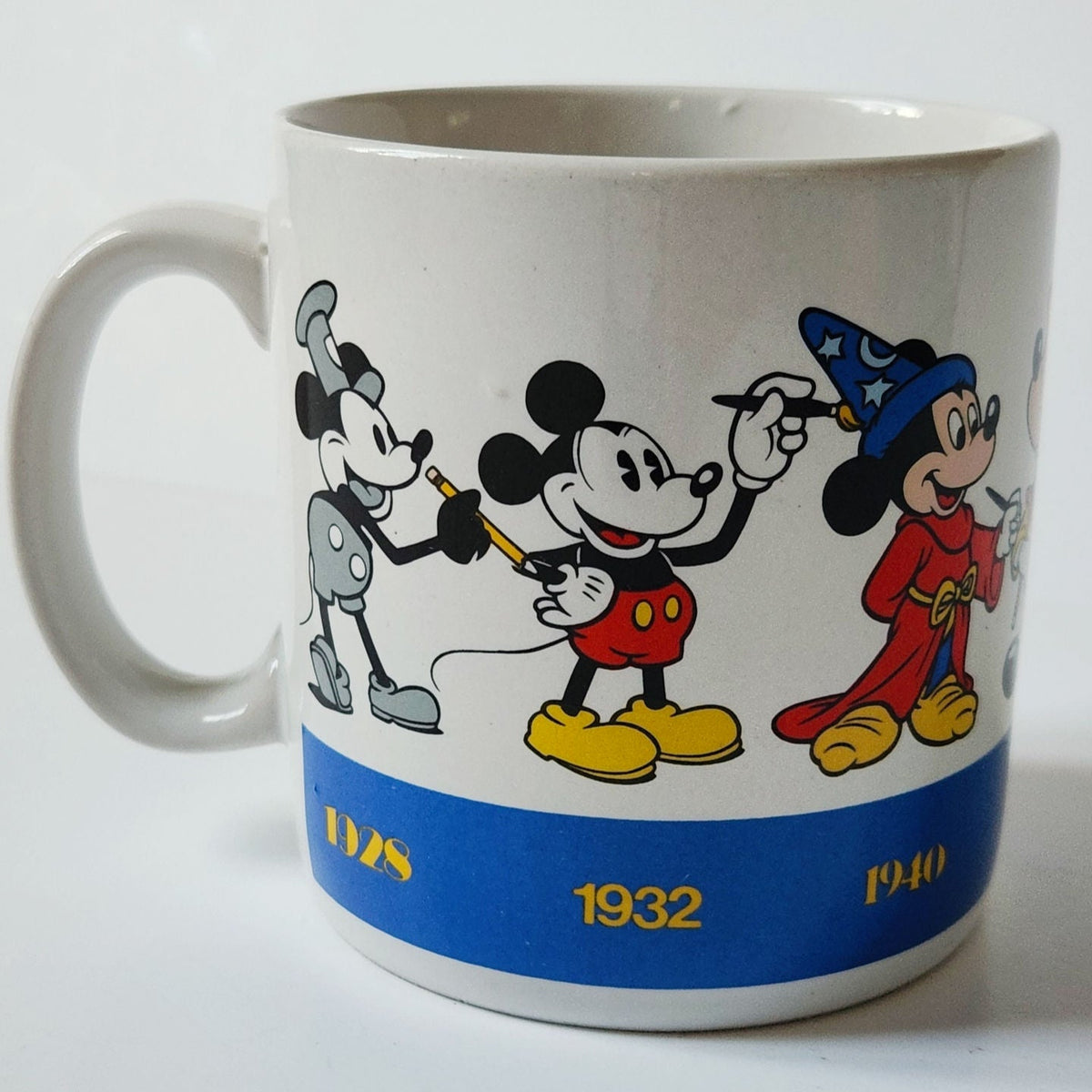 1980s Mickey Through the Years Mug