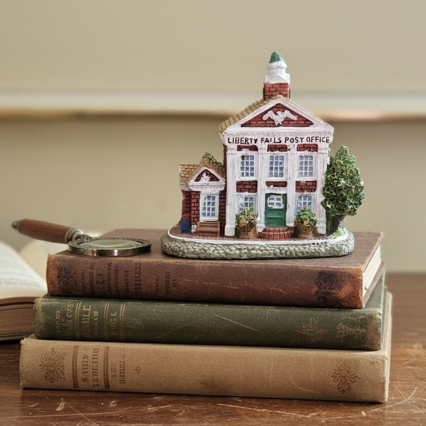Liberty Falls Post Office AH107 (1996) | Vintage Miniature Village Building