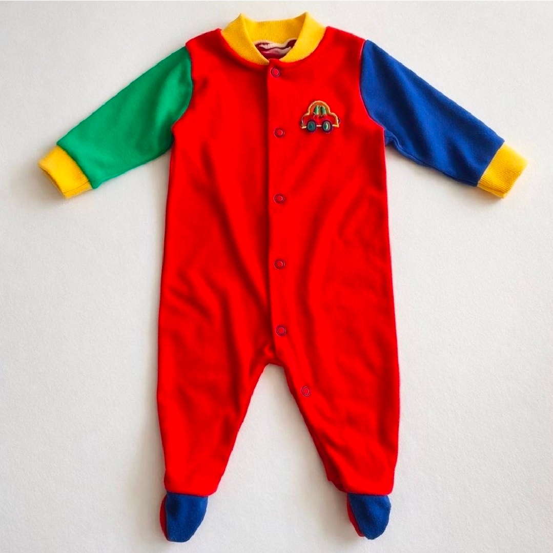 1980s Playskool Baby Footed Romper | 3-6M