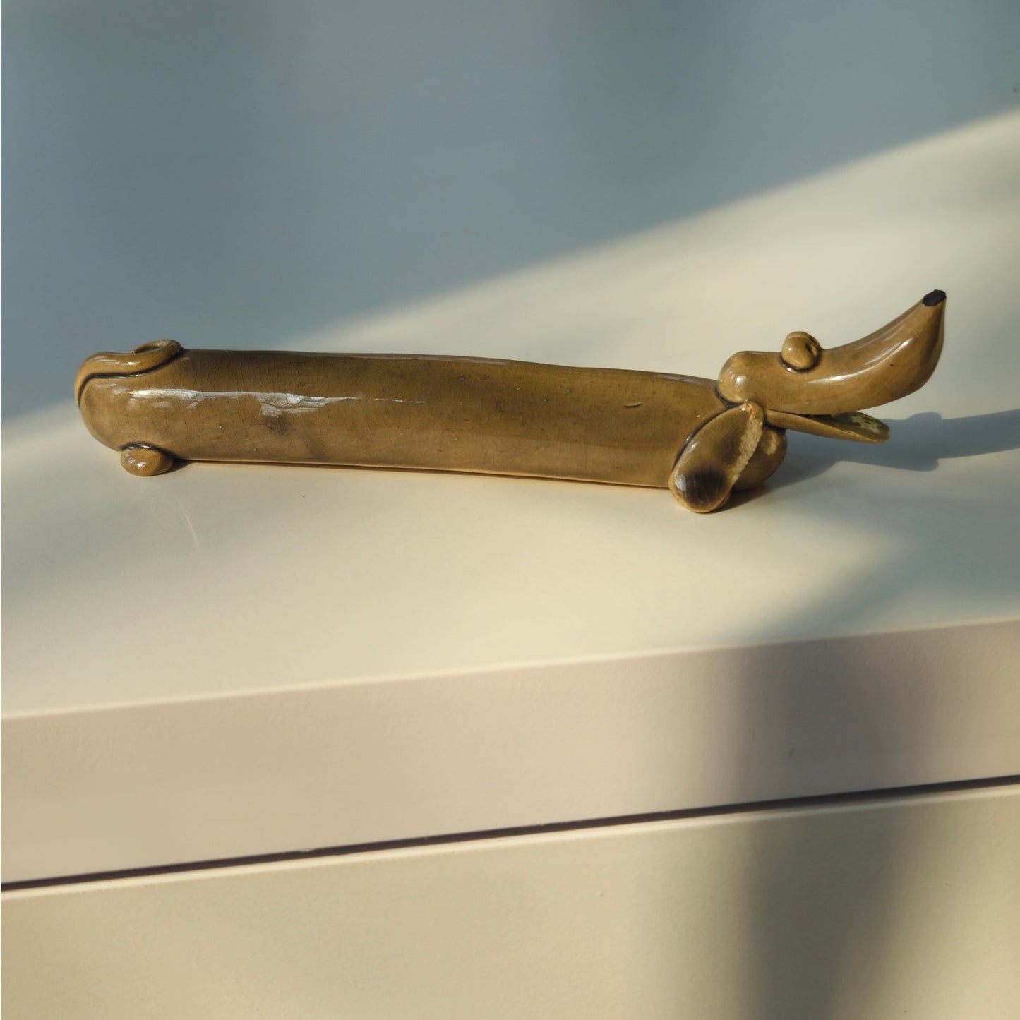 Mid-Century Dachshund Ring Holder