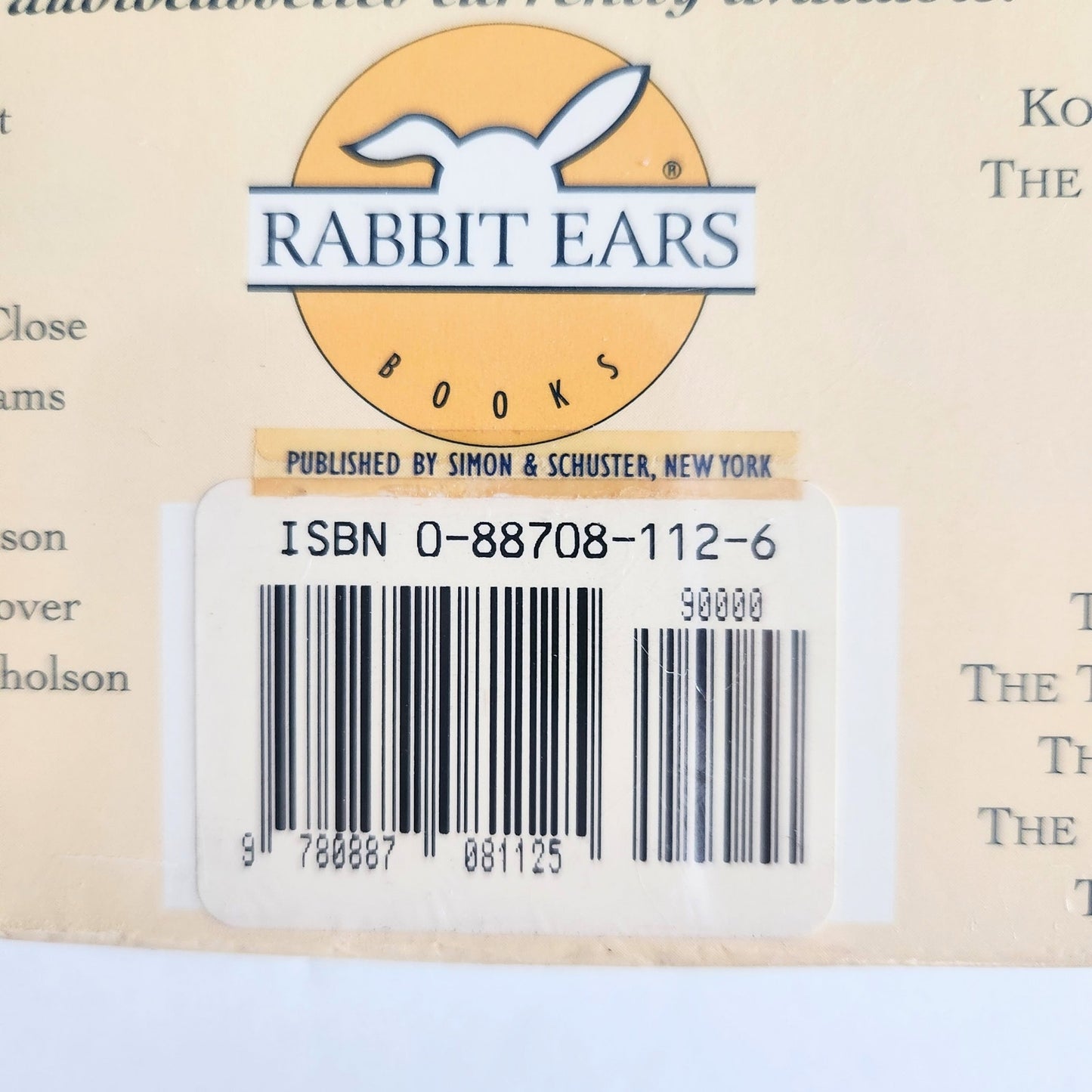 1989 Rabbit Ears "How the Leopard Got His Spots" Book & Cassette