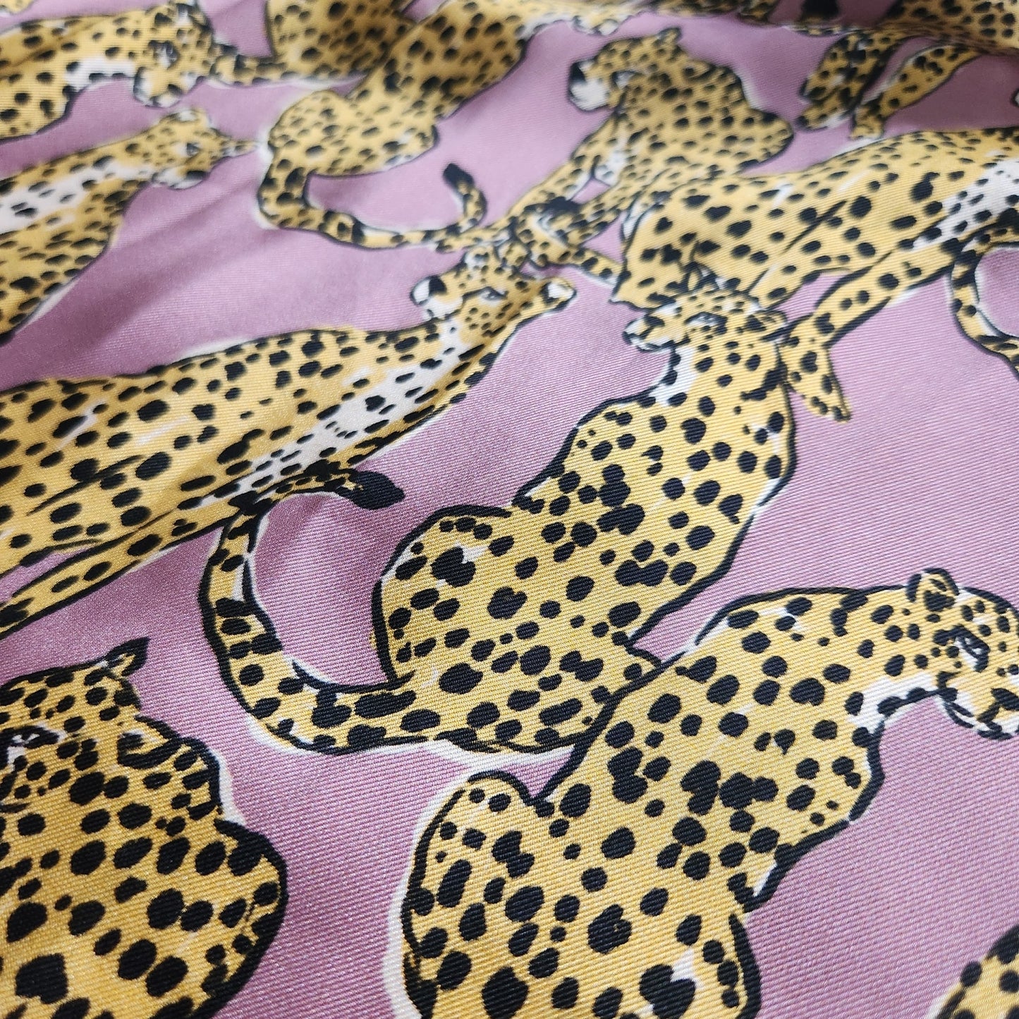 Lavender Brown Mauve Pink Cheetah Print Mini Belted Dress – Women's S