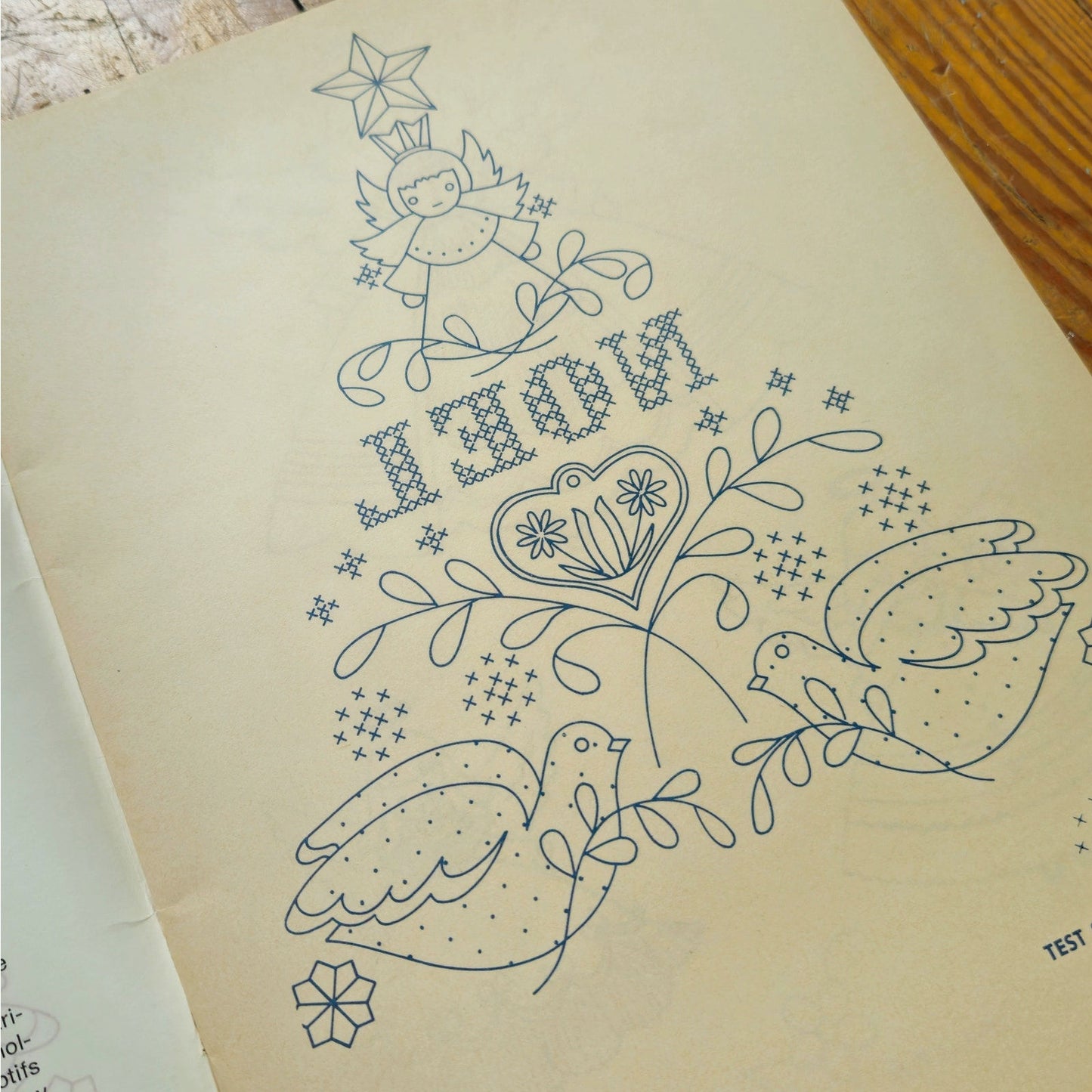 Vintage 1970s McCall's Christmas Iron On Transfers Embroidery Patterns