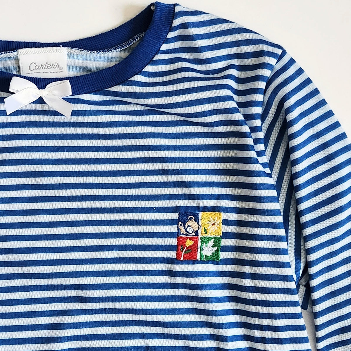 1990s Carter's Teddy Bear Lounge Dress | Girls 8/10