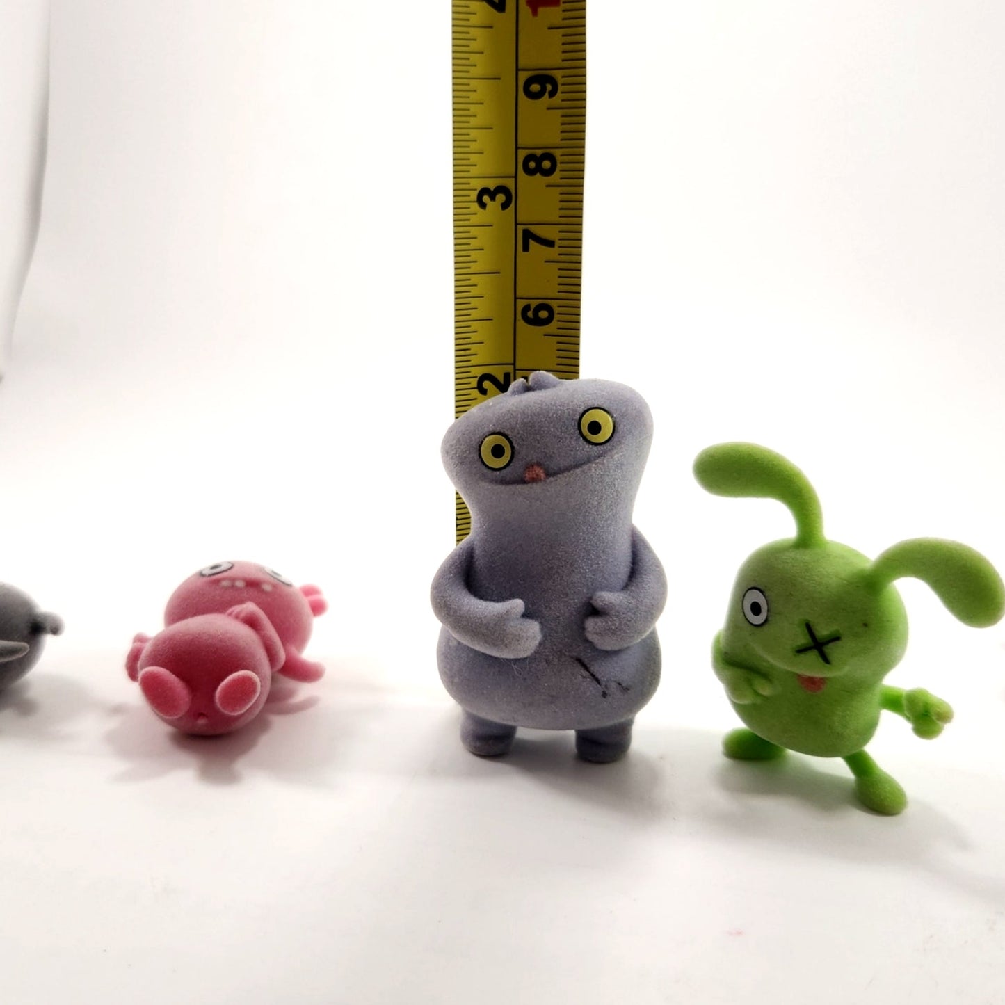 Uglydolls Mini Figures – Set of 5 Flocked Toys – Mixed Colors – Rare Characters