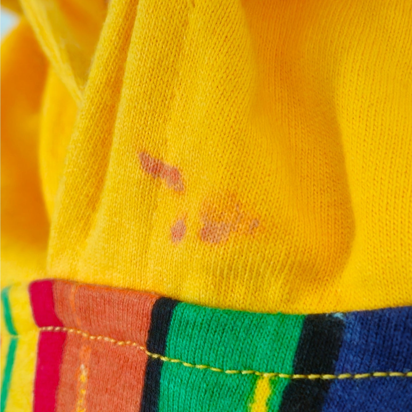 1990s Black Mountain Rainbow Striped Hoodie | Men's M