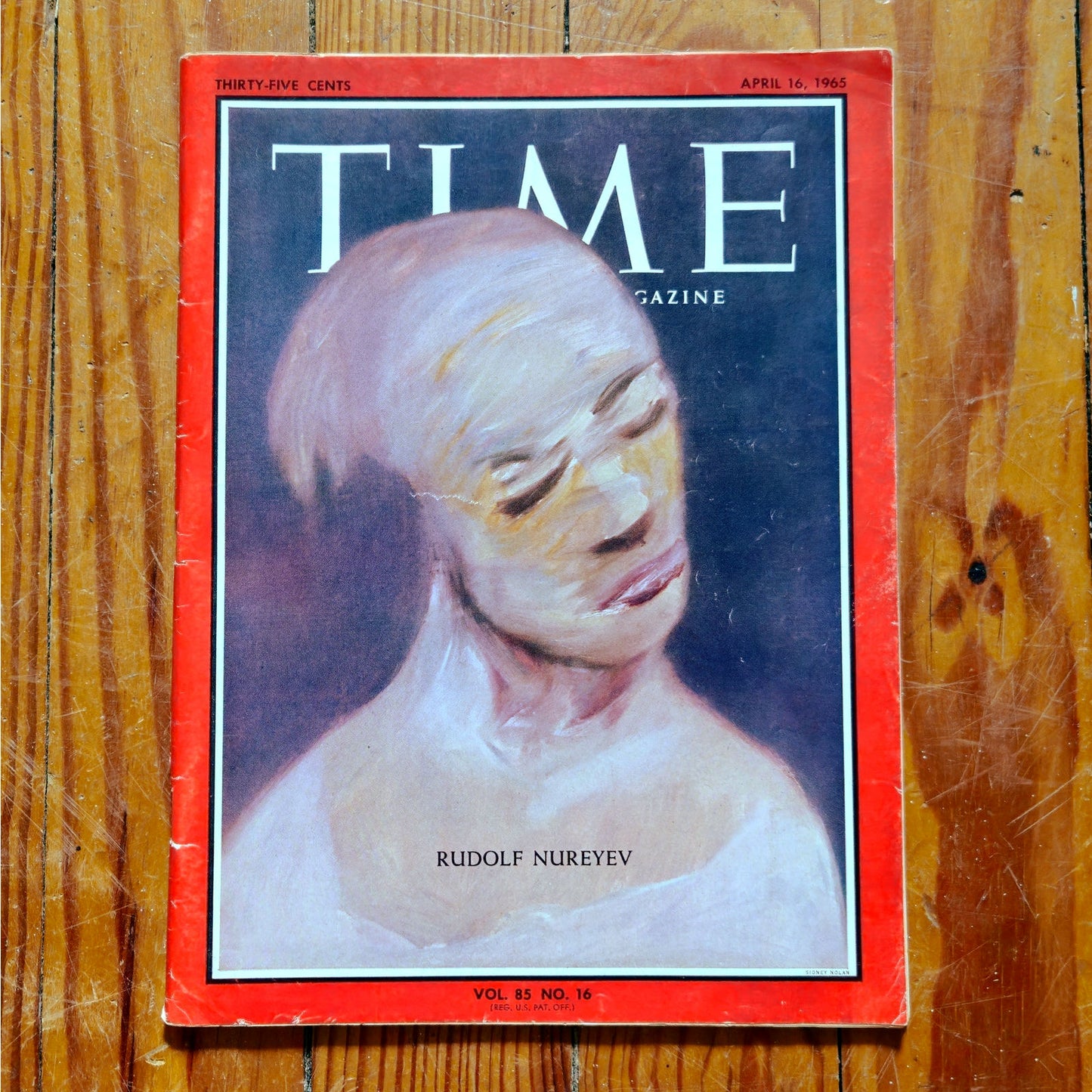 Vintage TIME Magazine | April 16 1965 Rudolf Nureyev Cover | Mid Century Ballet