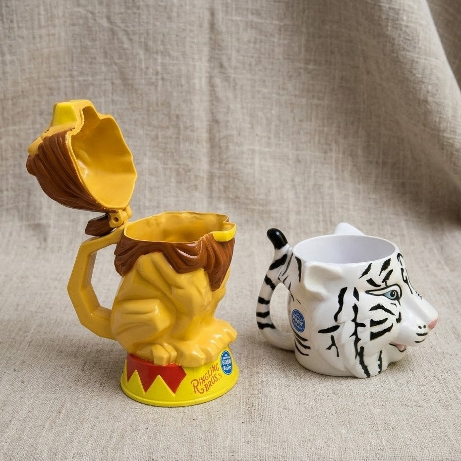 2002 Ringling Bros. Circus Animal Mugs
