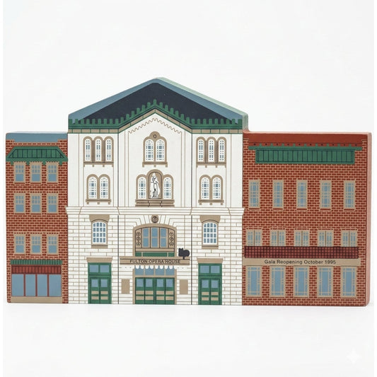1995 Cat's Meow Village Fulton Opera PA House Shelf Sitter