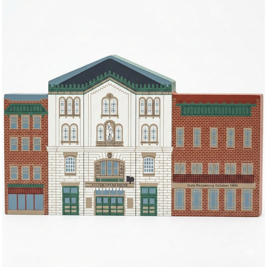 1995 Cat's Meow Village Fulton Opera PA House Shelf Sitter