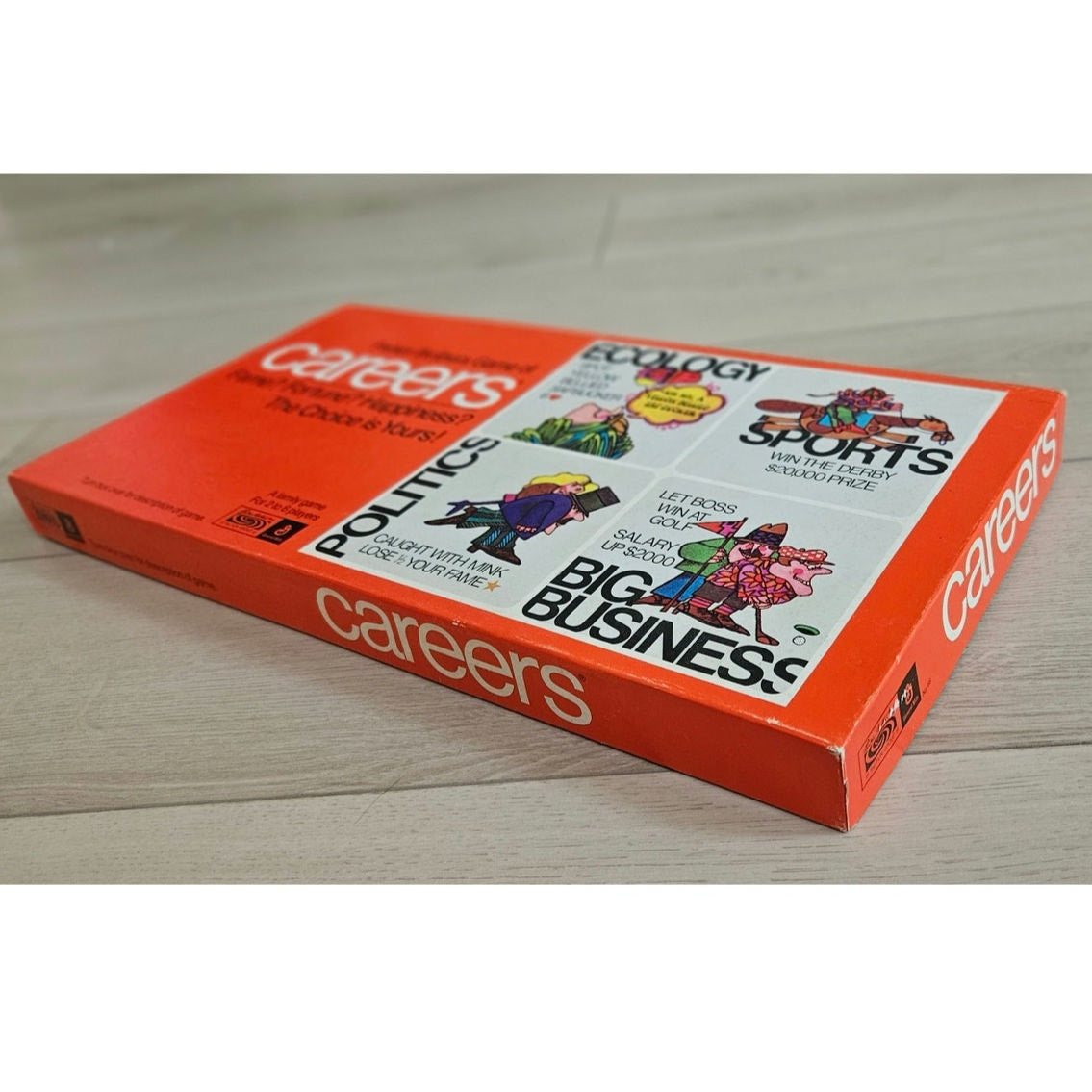 1971 Parker Brothers Careers Board Game