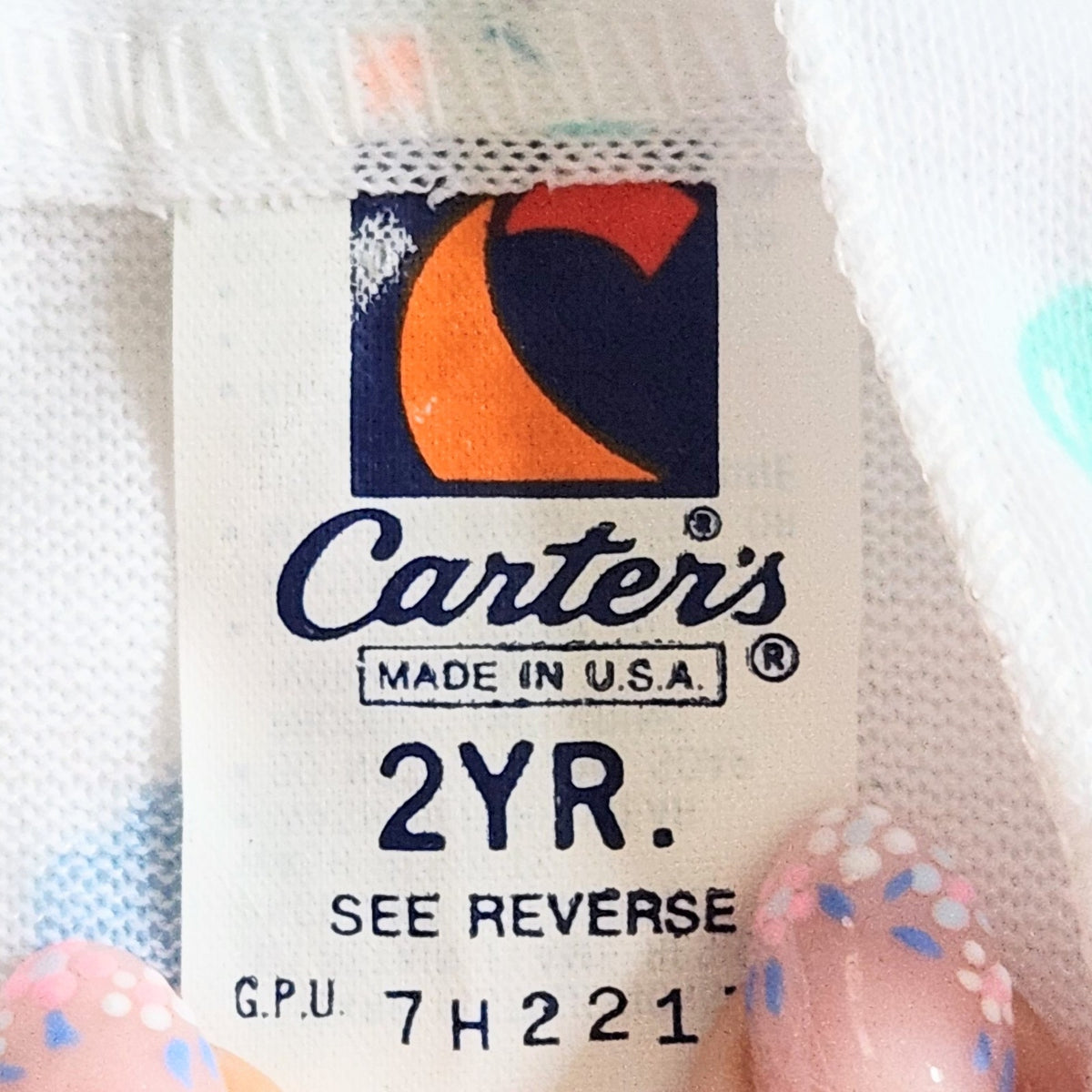 1980s Carter's Ice Cream Toddler Pajamas | Size 2T