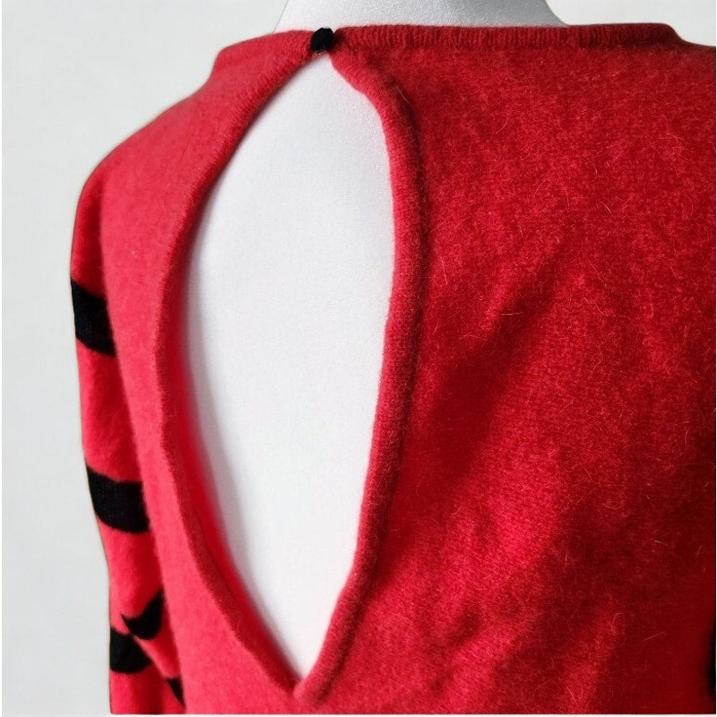 1980s Tricoville Angora Lambswool Sequin Sweater | Women's S