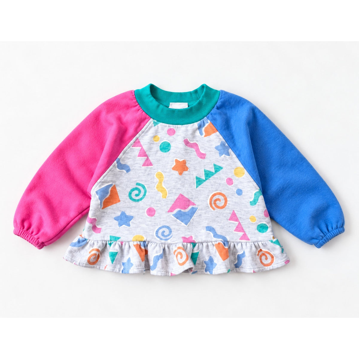 1980s Carter's Ruffle Sweatshirt | Girls 6x
