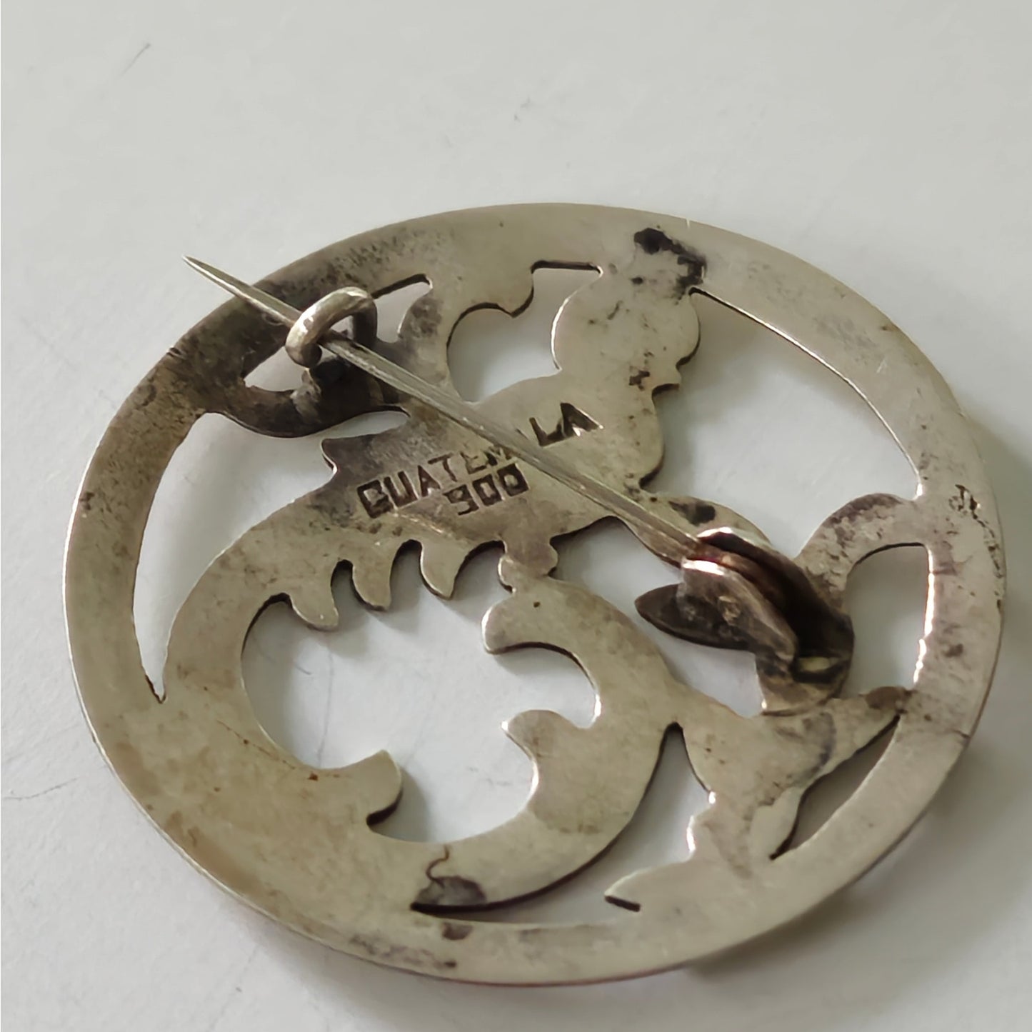 1940s Guatemalan 900 Silver Bird Brooch