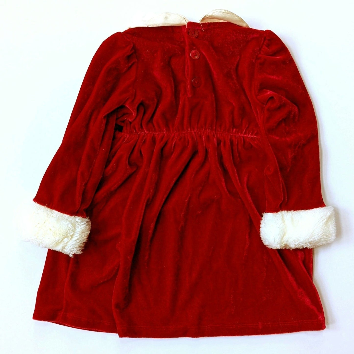 Y2K Red Velvet Christmas Holiday Dress | Girls Size 24M