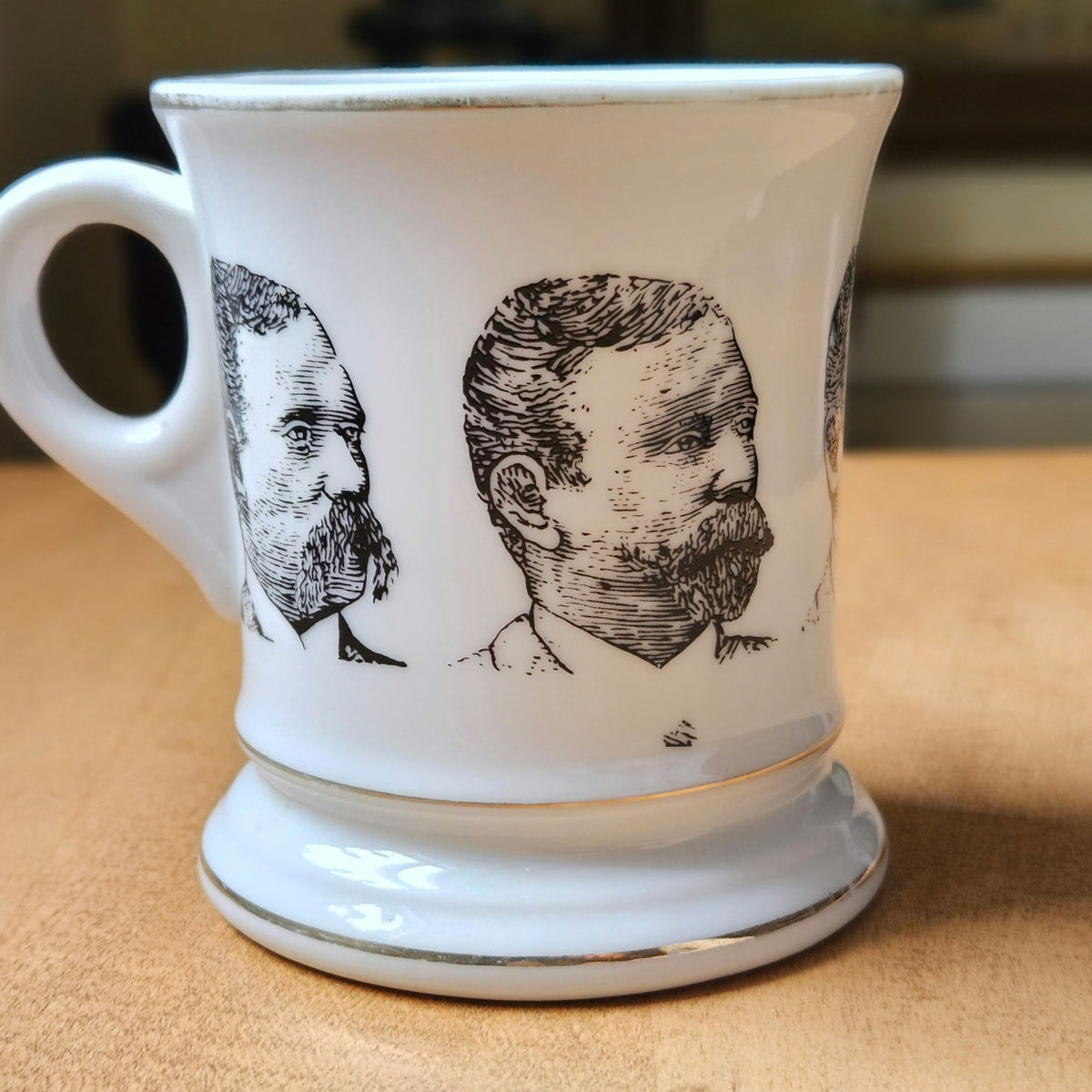 Mid-Century Viking Mustache Mug
