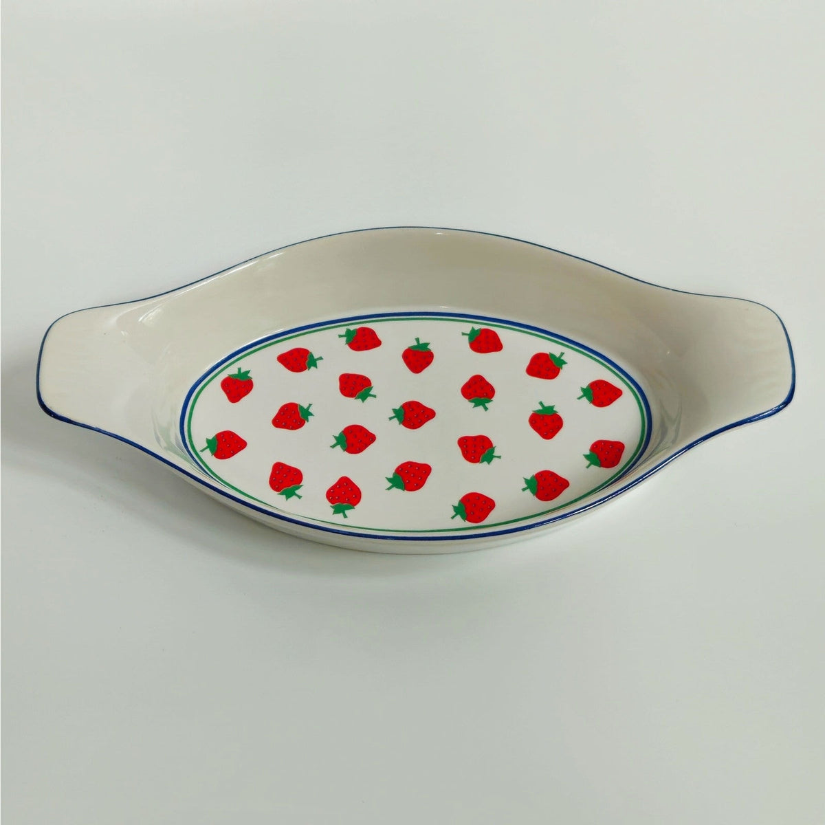 1980s Strawberry Fields Ceramic Au Gratin Baker (Multiple Available)