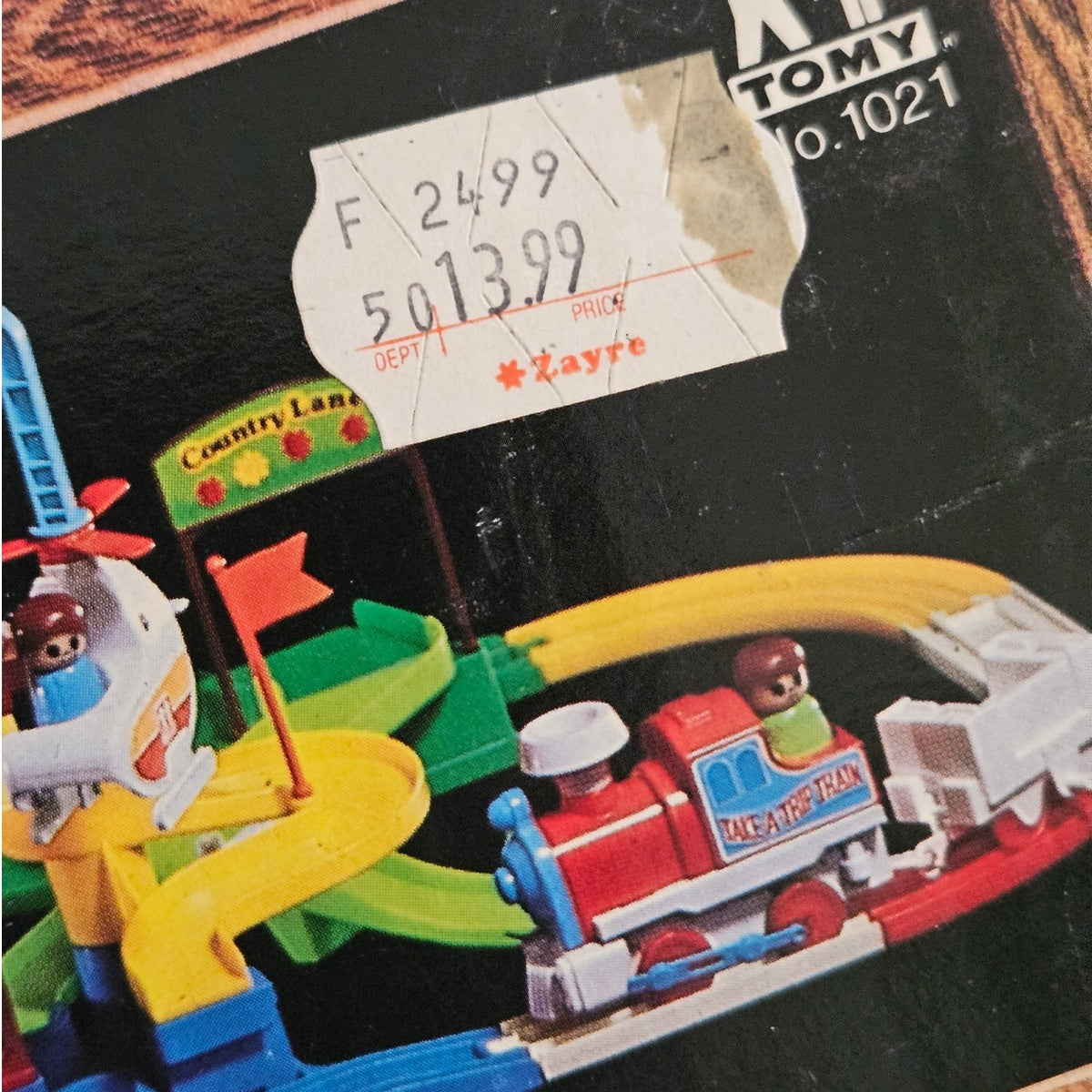 Vintage 1978 Tomy Playrail Merry-Go-Copter | Complete Working Train Set Boxed