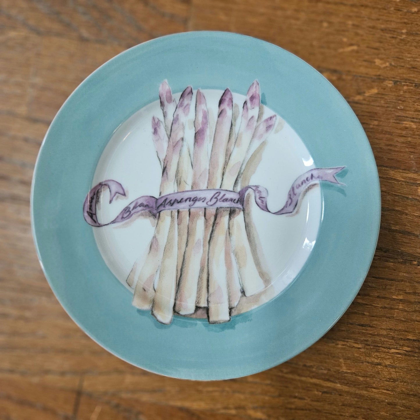 Williams Sonoma Asparagus Curated Vintage Plate Wall Set