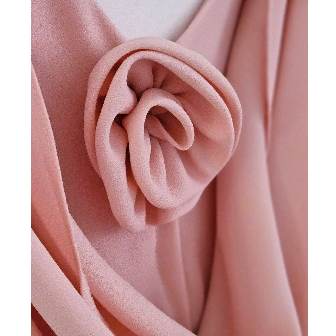 1980s Eve of Milady Blush Pink Cocktail Dress | Women's S/M